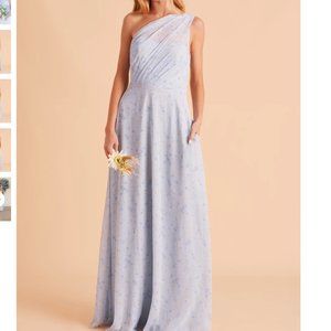 Birdy Grey - Bridesmaid / MOH Dress - Dusty Blue Floret M / DUSTY B